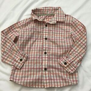 (Like New) Cat & Jack Longsleeve Poplin Woven Shirt